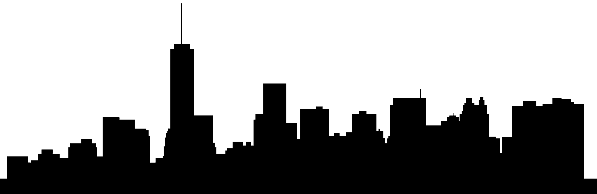 New York City skyline silhouette